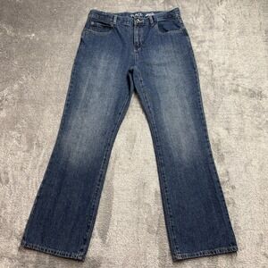 The Children's Place Girls Bootcut Jeans Size 14 Regular Wash Blue Denim